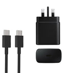 UK Plug + Type-C Cable / Black