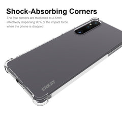 For Sony Xperia 1 V ENKAY Hat-Prince Clear TPU Shockproof Phone Case, For Sony Xperia 1 V