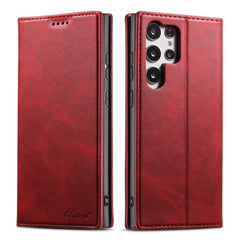 Suteni Calf Texture Horizontal Flip Leather Phone Case, For Samsung Galaxy S23 Ultra 5G, For Samsung Galaxy S23+ 5G, For Samsung Galaxy S23 5G