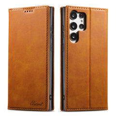 Suteni Calf Texture Horizontal Flip Leather Phone Case, For Samsung Galaxy S23 Ultra 5G, For Samsung Galaxy S23+ 5G, For Samsung Galaxy S23 5G