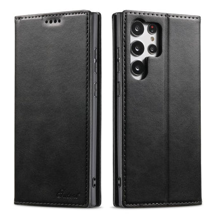 Suteni Calf Texture Horizontal Flip Leather Phone Case, For Samsung Galaxy S26+ 5G, For Samsung Galaxy S26 Ultra 5G, For Samsung Galaxy S26 5G, For Samsung Galaxy S25 5G, For Samsung Galaxy S25+ 5G, For Samsung Galaxy S25 Ultra 5G
