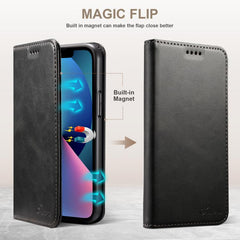 Suteni Calf Texture Horizontal Flip Leather Phone Case, For Samsung Galaxy S25 5G, For Samsung Galaxy S25+ 5G, For Samsung Galaxy S25 Ultra 5G, For Samsung Galaxy S24 Ultra 5G, For Samsung Galaxy S24+ 5G, For Samsung Galaxy S24 5G