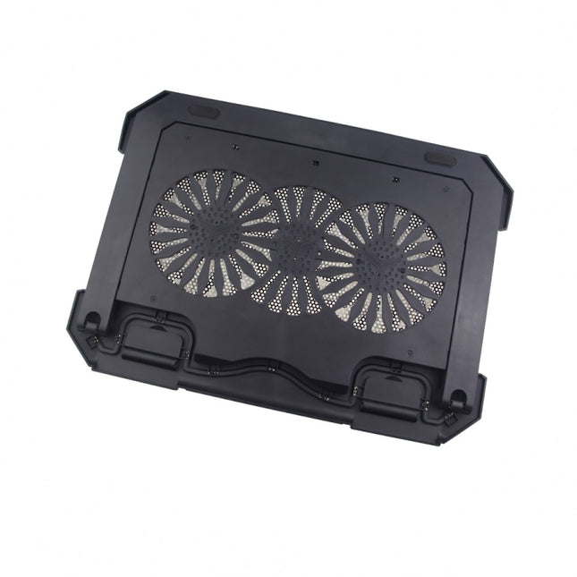 S900 Dual USB Ports Adjustable Height RGB Laptop Cooling Pad Stand, S900