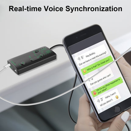 M1 Portable Mini Voice Changing Modulator with Adjustable Voice Functions & Phone Computer & Sound Card & Mic Tool, M1