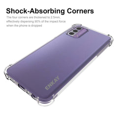 ENKAY Clear TPU Shockproof Anti-slip Phone Case, For Nokia G42 5G, For Nokia C12 4G, For Nokia C300 4G, For Nokia C22 4G, For Nokia C110 4G, For Nokia XR21 5G, For Nokia C32 4G
