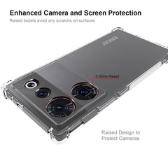 For ZTE Nubia Z50 Ultra 5G ENKAY Clear TPU Shockproof Anti-slip Phone Case, For ZTE Nubia Z50 Ultra 5G