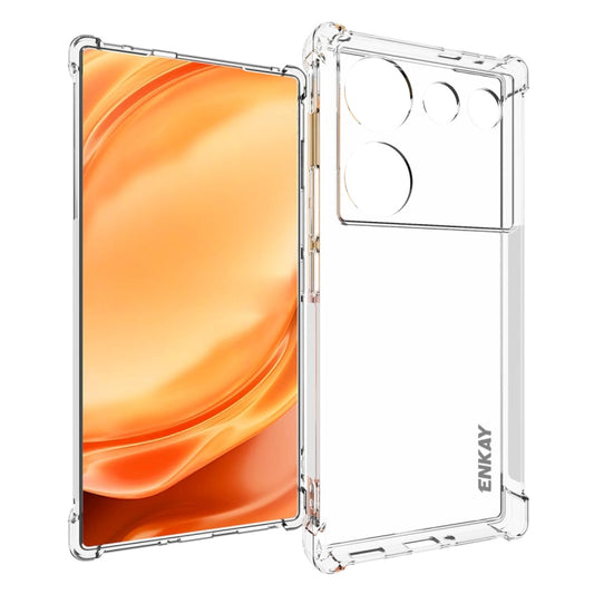 For ZTE Nubia Z50 Ultra 5G ENKAY Clear TPU Shockproof Anti-slip Phone Case, For ZTE Nubia Z50 Ultra 5G