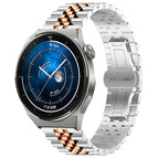 For Huawei Watch GT3 Pro 46mm / Silver+Rose Gold