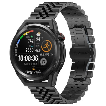 Five Bull Half Round Stainless Steel Watch Band + Strap Removal Tool, For Huawei Watch GT3 Pro 46mm, For Huawei Watch GT Runner, For Huawei Watch GT3 46mm