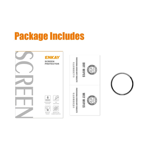 For Garmin Forerunner 965 ENKAY Hat-Prince 3D Full Coverage Soft PC Edge + PMMA HD Screen Protector Film, 1pcs, 2pcs, 5pcs, 10pcs