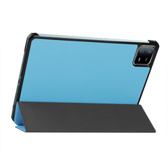For Xiaomi Pad 6 ENKAY Tri-fold Custer Texture Leather Stand Smart Case, For Xiaomi Pad 6
