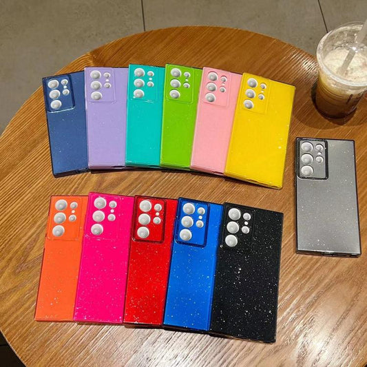 Jelly Glitter Solid Color TPU Phone Case, For Samsung Galaxy S24+ 5G, For Samsung Galaxy S24 5G