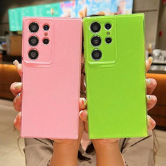 Jelly Glitter Solid Color TPU Phone Case, For Samsung Galaxy S24+ 5G, For Samsung Galaxy S24 5G