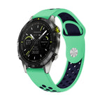 For Garmin MARQ Athlete Gen 2 / Mint Green+Midnight Blue