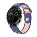 For Garmin MARQ Athlete Gen 2 / Midnight Blue+Pink