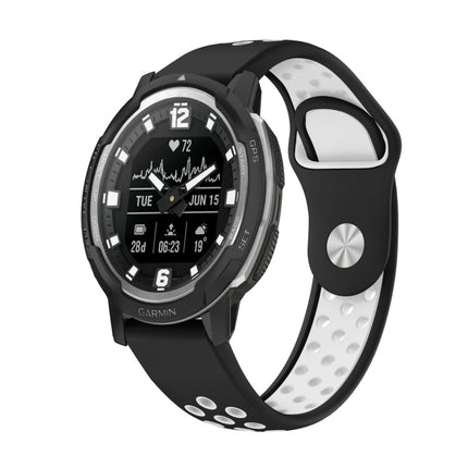 22mm Sports Breathable Silicone Watch Band, For Garmin MARQ Athlete Gen 2, For Garmin Instinct Crossover