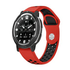 For Garmin Instinct Crossover / Red+Black