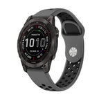 For Garmin Fenix 7 / Grey+Black