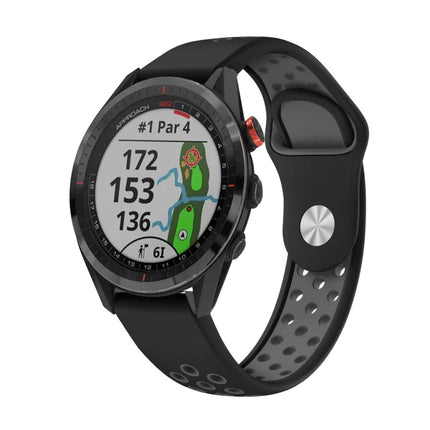 22mm Sports Breathable Silicone Watch Band, For Garmin EPIX Gen 2, For Garmin Approach S62