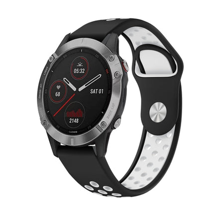 22mm Sports Breathable Silicone Watch Band, For Garmin Fenix 6 GPS, For Garmin Fenix 6 Pro GPS