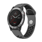 For Garmin Fenix 6 GPS / Grey+Black
