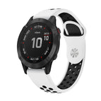 For Garmin Fenix 6 Pro GPS / White+Black