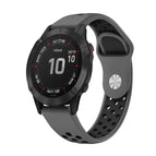 For Garmin Fenix 6 Pro GPS / Grey+Black