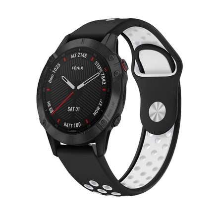 22mm Sports Breathable Silicone Watch Band, For Garmin Fenix 6 Sapphire GPS, For Garmin Fenix 5
