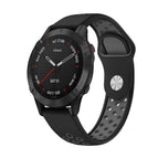 For Garmin Fenix 6 Sapphire GPS / Black+Grey