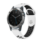 For Garmin Quatix 5 / White+Black