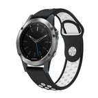 For Garmin Quatix 5 / Black+White