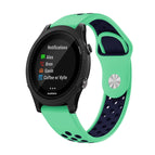 For Garmin Forerunner 935 / Mint Green+Midnight Blue