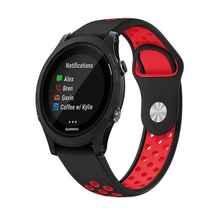 22mm Sports Breathable Silicone Watch Band, For Garmin Forerunner 945, For Garmin Forerunner 935