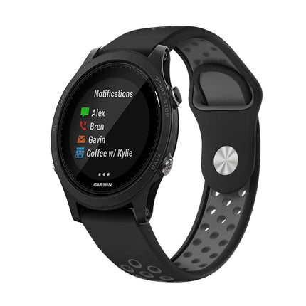 22mm Sports Breathable Silicone Watch Band, For Garmin Forerunner 945, For Garmin Forerunner 935