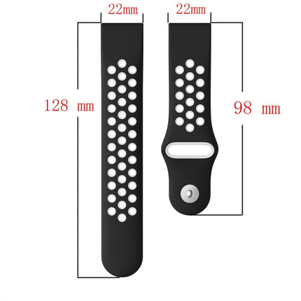 22mm Sports Breathable Silicone Watch Band, For Garmin Fenix 6 GPS, For Garmin Fenix 6 Pro GPS
