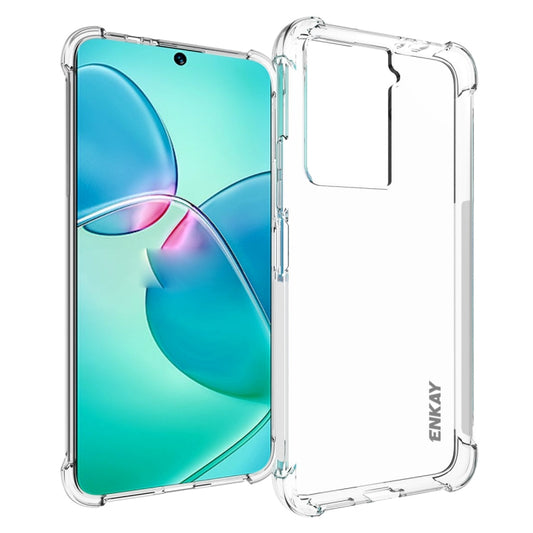 ENKAY Hat-Prince Transparent TPU Shockproof Phone Case, For HTC U23, For HTC U23 Pro