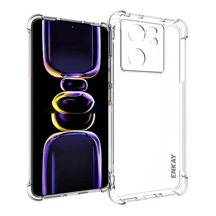 ENKAY Hat-Prince Transparent TPU Shockproof Phone Case, For Xiaomi 14T Pro 5G, For Xiaomi 14T 5G, For Xiaomi Redmi 14C 4G, For Redmi K70 Ultra, For Redmi Note 13R 5G, For Redmi Turbo 3 5G, For Xiaomi Redmi A3, For Redmi Note 13 Pro 4G                  ...