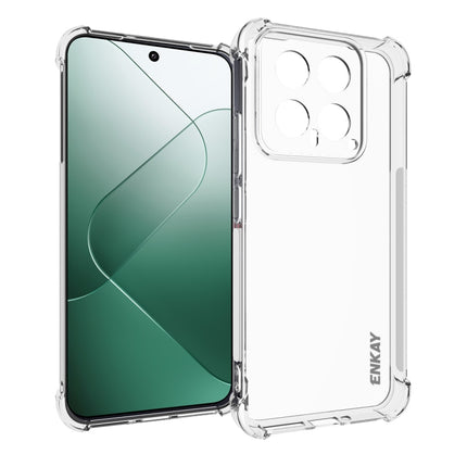 ENKAY Hat-Prince Transparent TPU Shockproof Phone Case, For Xiaomi 14T Pro 5G, For Xiaomi 14T 5G, For Xiaomi Redmi 14C 4G, For Redmi K70 Ultra, For Redmi Note 13R 5G, For Redmi Turbo 3 5G, For Xiaomi Redmi A3, For Redmi Note 13 Pro 4G                  ...