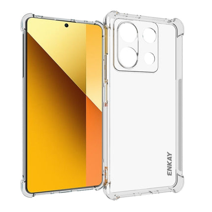 ENKAY Hat-Prince Transparent TPU Shockproof Phone Case, For Xiaomi 14T Pro 5G, For Xiaomi 14T 5G, For Xiaomi Redmi 14C 4G, For Redmi K70 Ultra, For Redmi Note 13R 5G, For Redmi Turbo 3 5G, For Xiaomi Redmi A3, For Redmi Note 13 Pro 4G                  ...