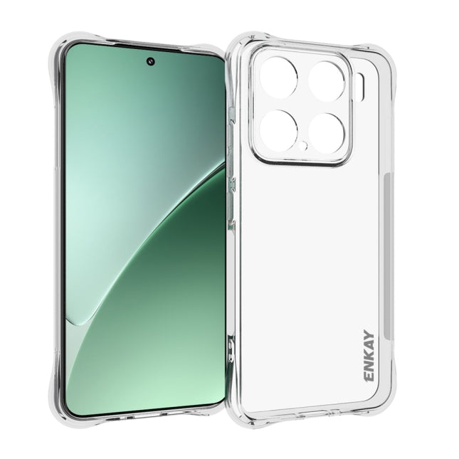 ENKAY Hat-Prince Transparent TPU Shockproof Phone Case, For Xiaomi 15, For Xiaomi 14T Pro 5G, For Xiaomi 14T 5G, For Xiaomi Redmi 14C 4G, For Redmi K70 Ultra, For Redmi Note 13R 5G, For Redmi Turbo 3 5G, For Xiaomi Redmi A3, For Redmi Note 13 Pro 4G   ...