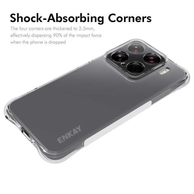 ENKAY Hat-Prince Transparent TPU Shockproof Phone Case, For Xiaomi 15, For Xiaomi 14T Pro 5G, For Xiaomi 14T 5G, For Xiaomi Redmi 14C 4G, For Redmi K70 Ultra, For Redmi Note 13R 5G, For Redmi Turbo 3 5G, For Xiaomi Redmi A3, For Redmi Note 13 Pro 4G   ...