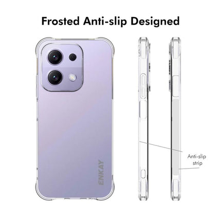 ENKAY Hat-Prince Transparent TPU Shockproof Phone Case, For Redmi 15C 5G / 4G EU 173mm, For Xiaomi Poco M7 Plus 5G / M7 4G 169mm, Redmi 15 5G Global / 15 4G SEA 169.5mm, For Redmi 15 5G / 4G EU 171mm, For Redmi 15C 5G / 4G Global 171mm