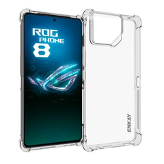 ENKAY Hat-Prince Transparent TPU Shockproof Phone Case, For Asus Zenfone 12 Ultra 5G, For Asus Zenfone 11 Ultra, For Asus Rog Phone 8, For Asus Rog Phone 8 Pro, For Asus ROG Phone 7 Ultimate, For Asus ROG Phone 7, For Asus Rog Phone 9 / 9 Pro