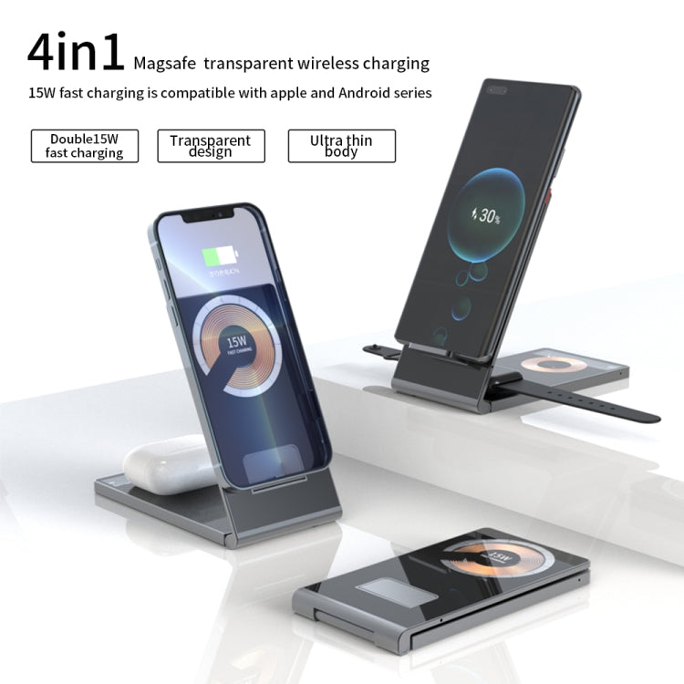 T05 Foldable 15W Magnetic Wireless Charger, T05