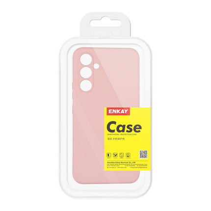 ENKAY Liquid Silicone Phone Case with Tempered Film, For Samsung Galaxy A54 5G