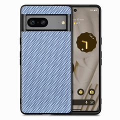 Carbon Fiber Texture Leather Back Cover Phone Case