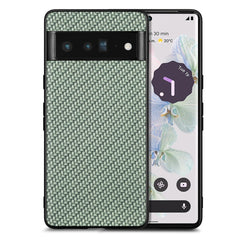 Carbon Fiber Texture Leather Back Cover Phone Case, For Google Pixel 7A, For Google Pixel 6 Pro, For Google Pixel 6, For Google Pixel 6A