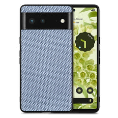 Carbon Fiber Texture Leather Back Cover Phone Case, For Google Pixel 7A, For Google Pixel 6 Pro, For Google Pixel 6, For Google Pixel 6A