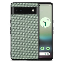 Carbon Fiber Texture Leather Back Cover Phone Case