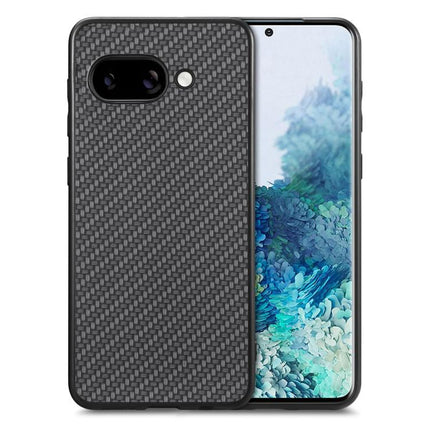 Carbon Fiber Texture Leather Back Cover Phone Case, For Google Pixel 10 Pro XL, For Google Pixel 10 / 10 Pro, For Google Pixel 9a, For Google Pixel 9 Pro XL
